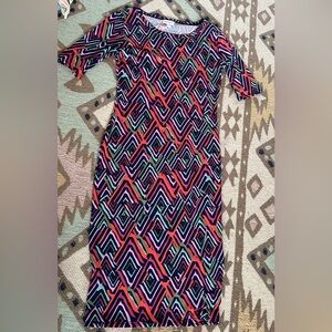 Lularoe colorful dress size XXS